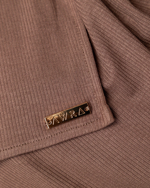 
                  
                    RIBBED COTTON JERSEY SABLEWOOD
                  
                