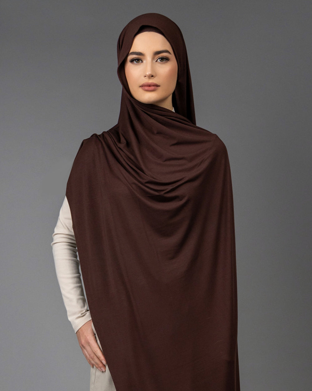 2ND:SKIN hijab set 'Espresso'