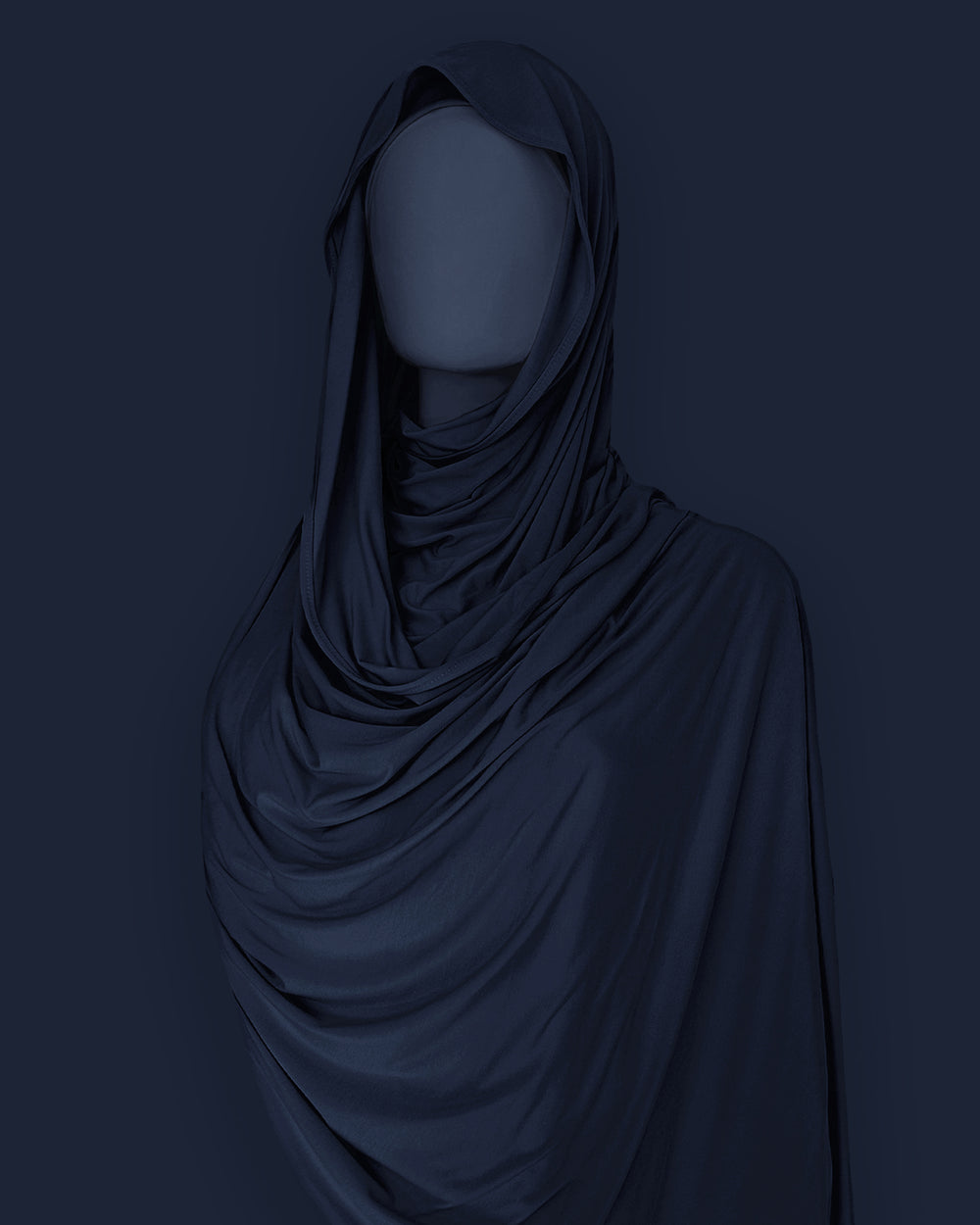 2ND:SKIN hijab set 'Inkwell'
