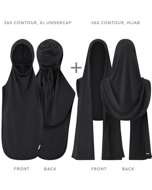 
                  
                    360 Contour hijab set 'Black'
                  
                