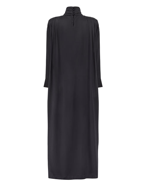 
                  
                    ISOBEL High-Neck Cape Dress 'Black'
                  
                